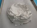 meringue on tray