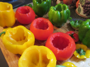 Celebrate Summer With Stuffed Peppers (Yemista), www.goodfoodgourmet.com