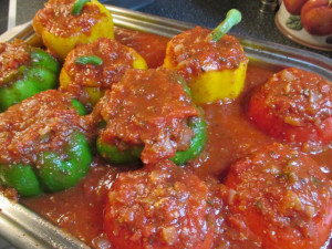 Celebrate Summer With Stuffed Peppers (Yemista), www.goodfoodgourmet.com