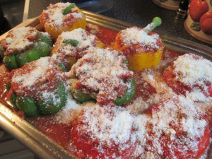 Celebrate Summer With Stuffed Peppers (Yemista), www.goodfoodgourmet.com