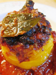 Celebrate Summer With Stuffed Peppers (Yemista), www.goodfoodgourmet.com