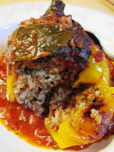 Celebrate Summer With Stuffed Peppers (Yemista), www.goodfoodgourmet.com