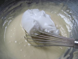 batter before adding egg whites