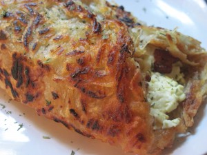 filled potato burrito