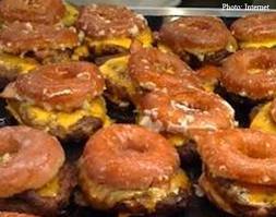 stuffed donut sandwich