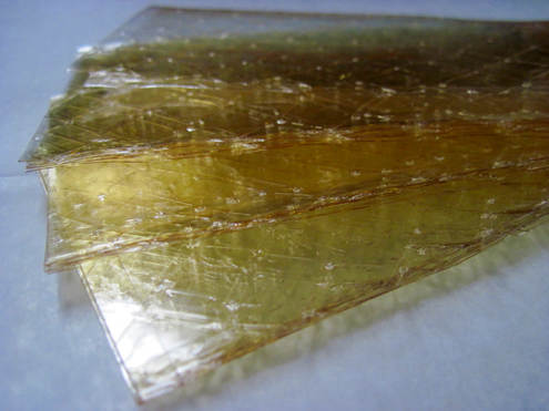 sheet gelatin that is used commercially