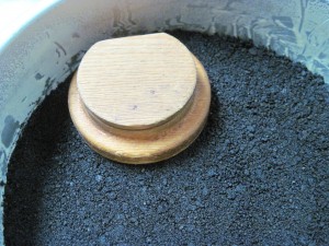 press down cookie base