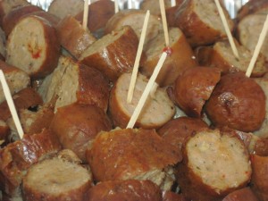 BBQ andouille sausage