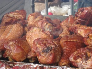 JUMBO BBQ turkey legs