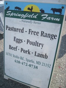 free range eggs, poultry, beef and lamb