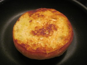 crispy outside and soft inside, ready for sloppy joe filling