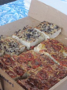 delicious focaccia wedges