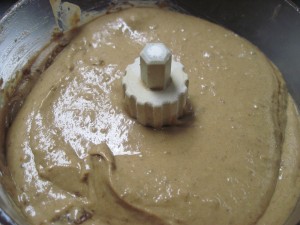 date nut cake batter