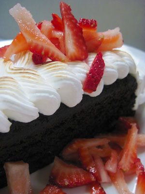 low fat chocolate fudge cake