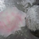 dip the back of the spoon in cornstarch if it gets sticky
