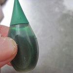 use green food coloring to variegate the leaves