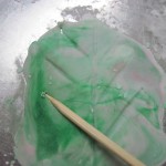 finish the leaf marks