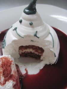 delicious red velvet marshmallow ghost