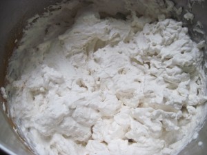 whip cream and set aside