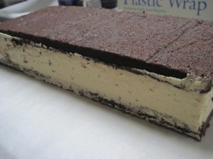 gently unmold using a torch to heat up sides, then slice and serve