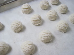 first scoop out all of the paste