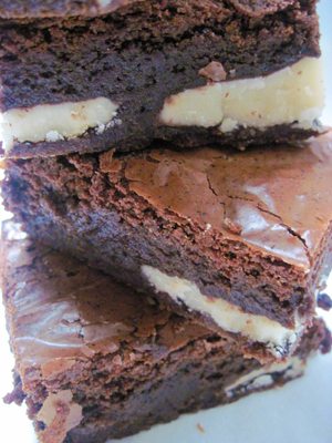 Peppermint patty fudge brownies