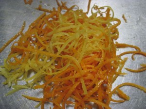 then you will have a nice pile of long strands of zest