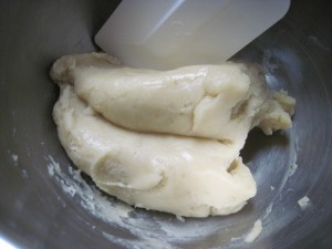 perfect batter texture after the addition of 1 egg