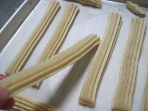once you have piped them all out freeze them so they are easier to handle and hold their shape