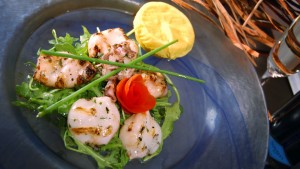 grilled calamari