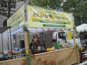 Soba noodle stand