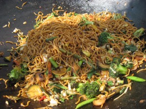 Soba Noodles terriyaki style