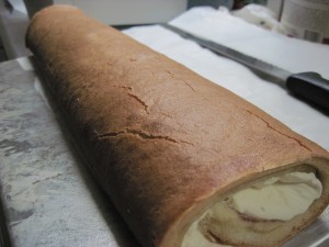 side view, now once rolled up you must refrigerate