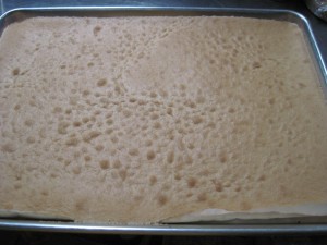 bake roulade until golden brown