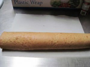 make sure the opening is directly under the cake