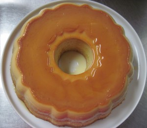 Almond Macaroon Custard Cake