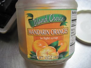 mandarin segments