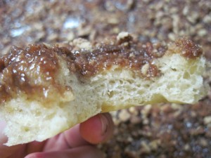 cinnamon maple pecan dessert focaccia, so tender and delicious