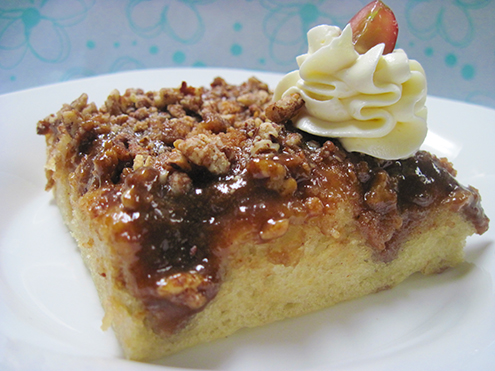 Cinnamon Maple Pecan Dessert Focaccia