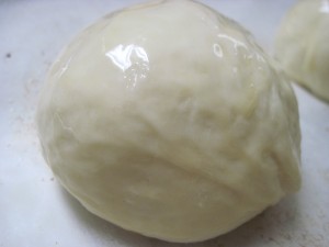 pre-portioned 2 oz brioche rolls before baking
