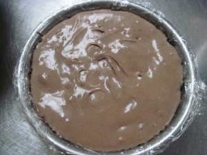 pour the semifreddo into the moulds and freeze