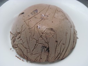 once frozen invert into serving plate and refreeze until ready to add the Italian meringue