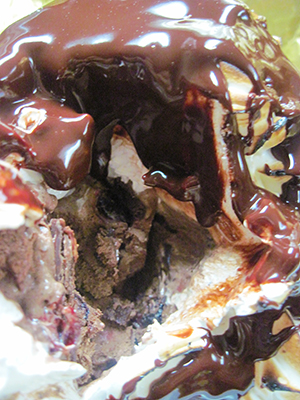 Classic Baked Alaska With Double Chocolate Cherry Semifreddo