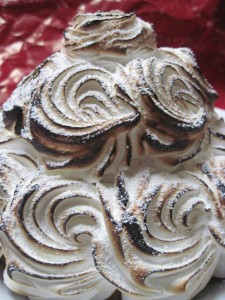 Double Chocolate Cherry Baked Alaska