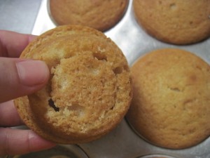Then cut a hole in the bottom without going thru the top, go as far as the cut you made