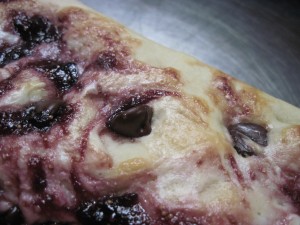 you know that your dessert focaccia is done when it is golden brown all over