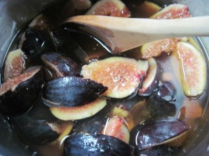 the beginning of fig jam