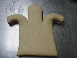 shape the head and arms and proof again