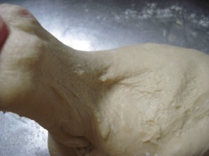 Dough is beautifully pliable but not sticky