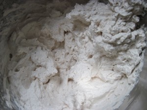whip heavy cream with powdered sugar and spices and refrigerate until ready to use
